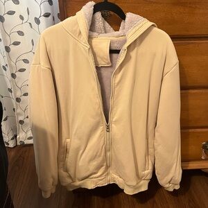 Women's Cream Bomber Jacket
